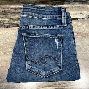 Silver Suki Super Skinny Mid Wash Jeans